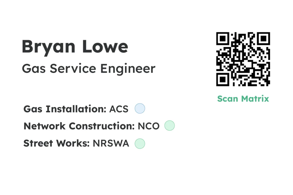 Operative skills and competencies checked before jobs are scheduled.