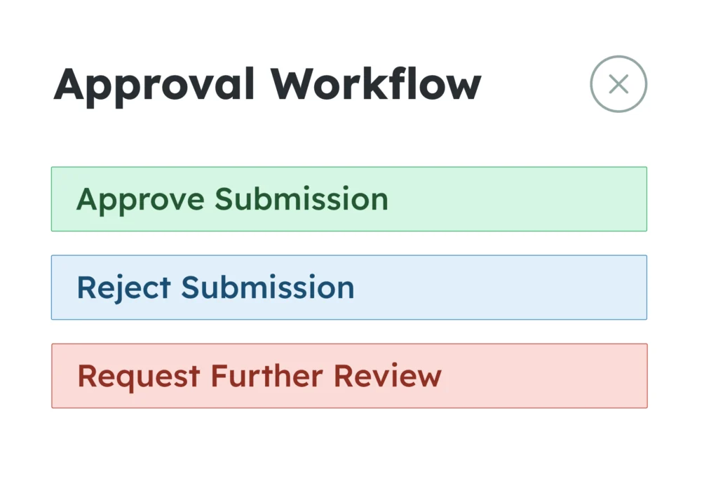 Traffic management approval workflow for reviewing and approving job submissions.