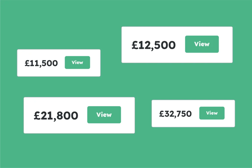Supplier invoice values available for commercial teams to review.